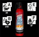 One Chem 10-in-1 Fire Stop Spray, 3 x 750g