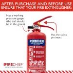 2kg ABC Powder Fire Extinguisher - Compact & Versatile