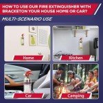 Ougist Portable Water-Based Fire Extinguisher for Vehicles