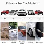 Wireless Solar Tire Pressure Monitor with 4 Sensors