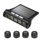 VENCEZA Solar Tire Pressure Monitoring System with Sensors