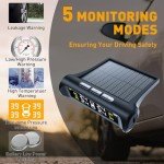 Solar-Powered Tire Pressure Monitoring System for RVs