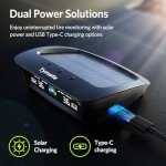 Tymate Solar Tire Pressure Monitor System with Sensors