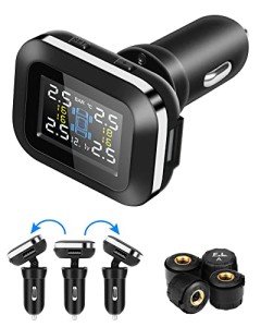 Wireless Solar Tire Pressure Monitoring System for Cars