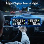 Tymate Solar Tire Pressure Monitor System with Sensors