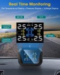 Wireless Solar Tire Pressure Monitoring System for Cars