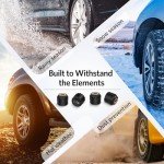 Tymate Solar Tire Pressure Monitor System with Sensors