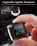 Wireless Solar Tire Pressure Monitoring System for Cars