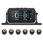 Cordless Solar Tire Pressure Monitor System with 6 Sensors