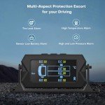 Cordless Solar Tire Pressure Monitor System with 6 Sensors