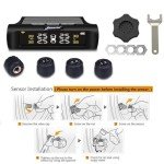 Solar Wireless Tire Pressure Monitoring System Set