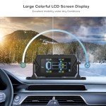 Cordless Solar Tire Pressure Monitor System with 6 Sensors