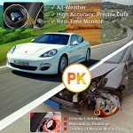 Wireless Tire Pressure Monitor System with Alerts - 4 Sensors