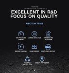 Solar Wireless Tire Pressure Monitoring System for SUVs and Sedans