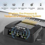 Wireless Tire Pressure Monitoring System with Solar Charger