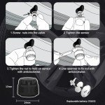 Wireless Solar Tire Pressure Monitoring System with 6 Sensors