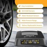 Wireless Tire Pressure Monitoring System with Solar Charger