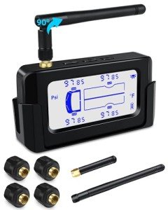Tenpmas Wireless Solar Tire Pressure Monitoring System