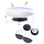 BEEWAY Blind Spot Mirrors, Round Frameless 360° Rotate Sway Adjustable HD Glass Convex Mirror Maximize RearView Universal for Car SUV Trucks Traffic Safety - Pack 2