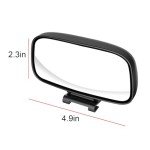 Blind Spot Side Mirror, Car Exterior Mirror Reflective WITH 360° Adjustable Stable HD Waterproof, Wide Angle Side Rear View Mirror for Cars Truck RV Van Motorbike Traffic Safety Reversing Assist