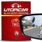 Blind Spot Convex Car Mirror: Rear view | Rearview Mirror Accessories for Car Interior - Women and Men Use Our Automotive Blindspot Mirrors for Larger Image and Improved Traffic Safety (2 pack)
