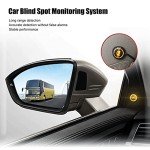 Qiilu Car Blind Spot Monitoring System Kit BSD Distance Assistant Lane Changing Warning Reversing Radar Driving Assistance Sensor Blind Spot Detection System