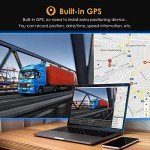 VSYSTO 4CH Reversing Camera HD 1080P Backup Camera Front Rear, 7.0'' Monitor Rearview Camera Sides View with GPS Infrared Night Vision Lens for Semi Trailer Truck Van Tractor Pickups Camper