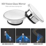 Bestgle 2 Pcs Blind Spot Mirror for Cars with Suction Cup, 360° Rotate Round Adjustable Convex Blindspot Rear View Mirror for Car SUV Trucks Traffic Safety