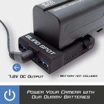 Power Junkie NP-F by Blind spot - Multi use powering device for filmmakers using the NP-F battery - Power your DSLR with dummy batteries - NP-F charger - Mount to anything.
