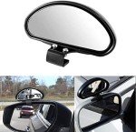 Voarge 2 Piece Adjustable Blind Spot Side Mirror Car Auxiliary Rearview Mirror, Can be adjusted up and down, left and right, suitable for car truck traffic safety