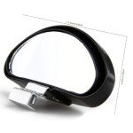 DXUANTING 4 Pack Blind Spot Mirrors Wide Angle Mirror Car Safety Auxiliary Side Mirror Adjustable Car Auxiliary Universal Wide Angle Mirror for Universal Cars