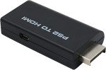 Mcbazel Video Audio Adapter PS2 to HDMI Converter will/ 3.5mm Audio Output for HDTV HDMI Monitor