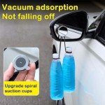 JinRui-T 2Pcs Car Blind Spot Mirror,Blindspot Mirrors for Car,2" Reversing Auxiliary Blind Spot Mirrors Car Mirror Accessories with Vacuum Suction Cup for Cars, Suv, Van and Trucks (Silver)