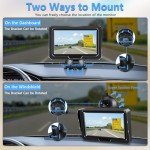 【2024 Upgrade】Reversing Camera Kit AHD 1080P Reverse Camera Kit Rear View Camera with 4.3'' LCD Monitor Reverse Camera for Van,Car,Truck,Pickup,SUV Waterproof Night Vision DIY Parking Guide Lines