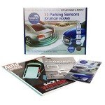 Dolphin Automotive DPS450 Reverse Parking Sensors In 32 Colours 4 Ultrasonic Radar Sensors Kit Audio & Display Alert System - Matt Black