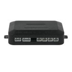 AUTOUTLET Rear Reversing Car Parking Sensors 4 Sensors Kit Audio Buzzer Alarm LED Display, DC 12 V