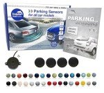 Dolphin Automotive Automotive DPS400 Reverse Parking Sensors Auto Express Award Winning In 32 Colours 4 Ultrasonic Radar Sensors Kit Audio Alert System Matt & Gloss Black +30 More Colours (Matt Black)