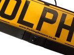 Dolphin Automotive Number Plate Mounted Parking Sensors AND Rear Reversing Camera With Guidelines