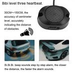 Car Auto Vehicle Reverse Backup Radar System, with 4 Parking Sensors Distance Detection Radar Sound Warning Auto Reversing Sensor Kit Waterproof Alarm Buzzer Vehicles Ultrasonic Safety Assistant