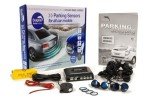 Dolphin Automotive Car Van Front Parking Sensors With Longer 6m Leads and Parking Switch in 32 Coloured Options UK (Matt Black)