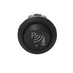 Dolphin Automotive Car Van Front Parking Sensors With Longer 6m Leads and Parking Switch in 32 Coloured Options UK (Matt Black)