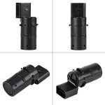 KIMISS a6 c6 parking sensors 4Pcs Car PDC Parking Sensor for Audi A6 4B / C5 4F2 / C6 4FH / C6 4F5 / C6 7H0919275E Black