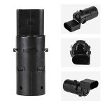 KIMISS a6 c6 parking sensors 4Pcs Car PDC Parking Sensor for Audi A6 4B / C5 4F2 / C6 4FH / C6 4F5 / C6 7H0919275E Black