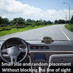 MOCNT Car Reverse Parking Sensors Car Rear Reverse Parking Radar System Car Parking Sensor Kit 4 Rear Sensor Auto Sound Alarm Alert Reverse Backup Radar Silver