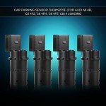KIMISS a6 c6 parking sensors 4Pcs Car PDC Parking Sensor for Audi A6 4B / C5 4F2 / C6 4FH / C6 4F5 / C6 7H0919275E Black