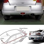 Multibao Parking Sensor Car Reversing Sensors Backup Radar System Buzzer Alarm with 4 Grey Sensors - Grey