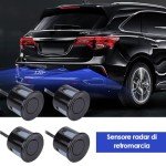 4Pcs Car Parking Sensor Reversing Radar Vehicle Backup Detector System Reversing Radar Probe (Black) Other other electronic equipment