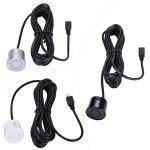 4Pcs Car Parking Sensor Reversing Radar Vehicle Backup Detector System Reversing Radar Probe (Black) Other other electronic equipment
