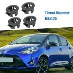 A ABSOPRO Car Bumper Parking Sensor Retainer Holder 89348-28100 (Set of 4)