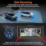 Dash Cam Front and Rear, 4K+1080P Dual Dash Camera for Cars with WiFi & GPS, Dashboard Camera Dashcam with App Control, Free 64GB Card, 170° Wide Angle, G-Sensor, Loop Recording, 24H Parking Mode